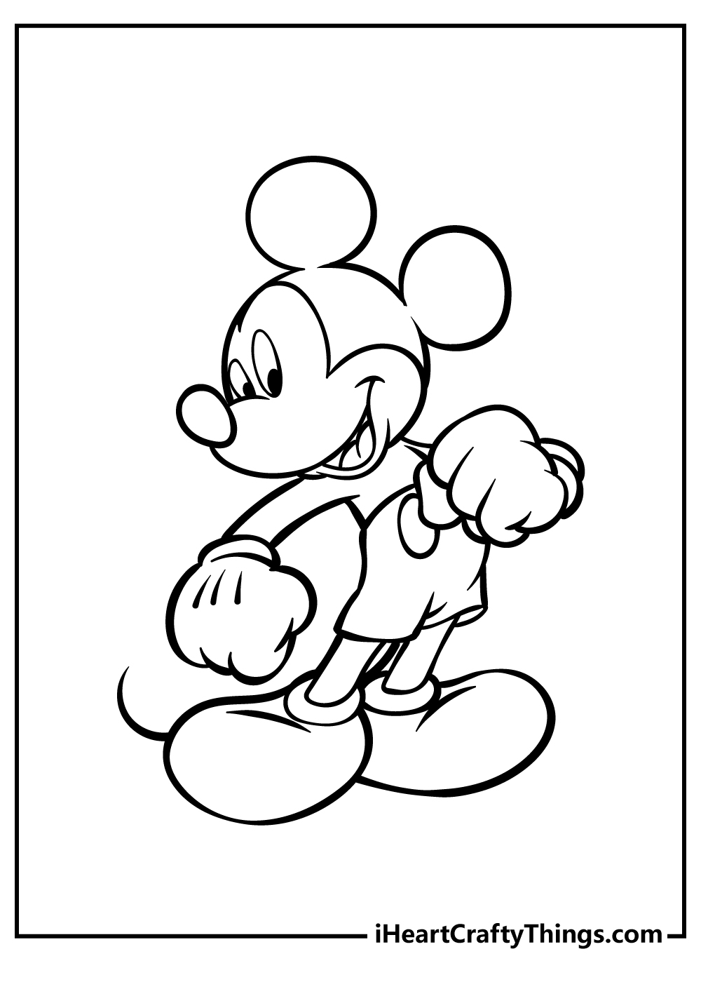 Mickey mouse coloring pages free printables