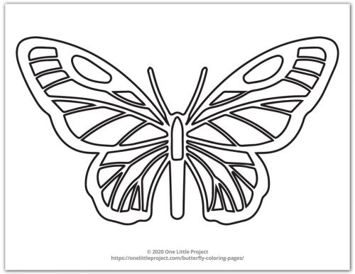 Butterfly coloring pages free printable butterflies