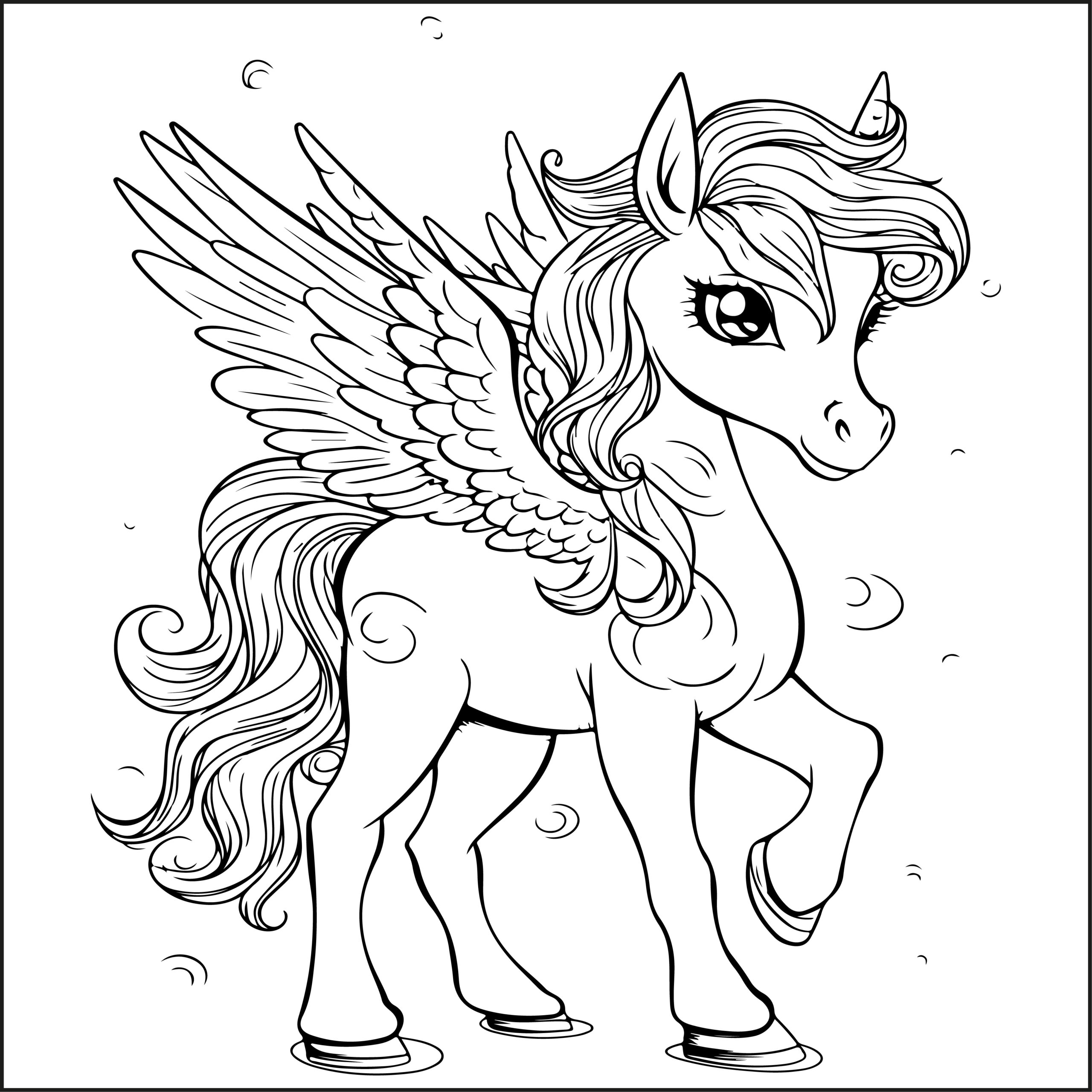 Pegasus coloring book pegasus coloring pages for kids made by teachers