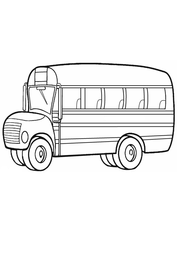 Coloring pages school bus coloring pages for toddlers