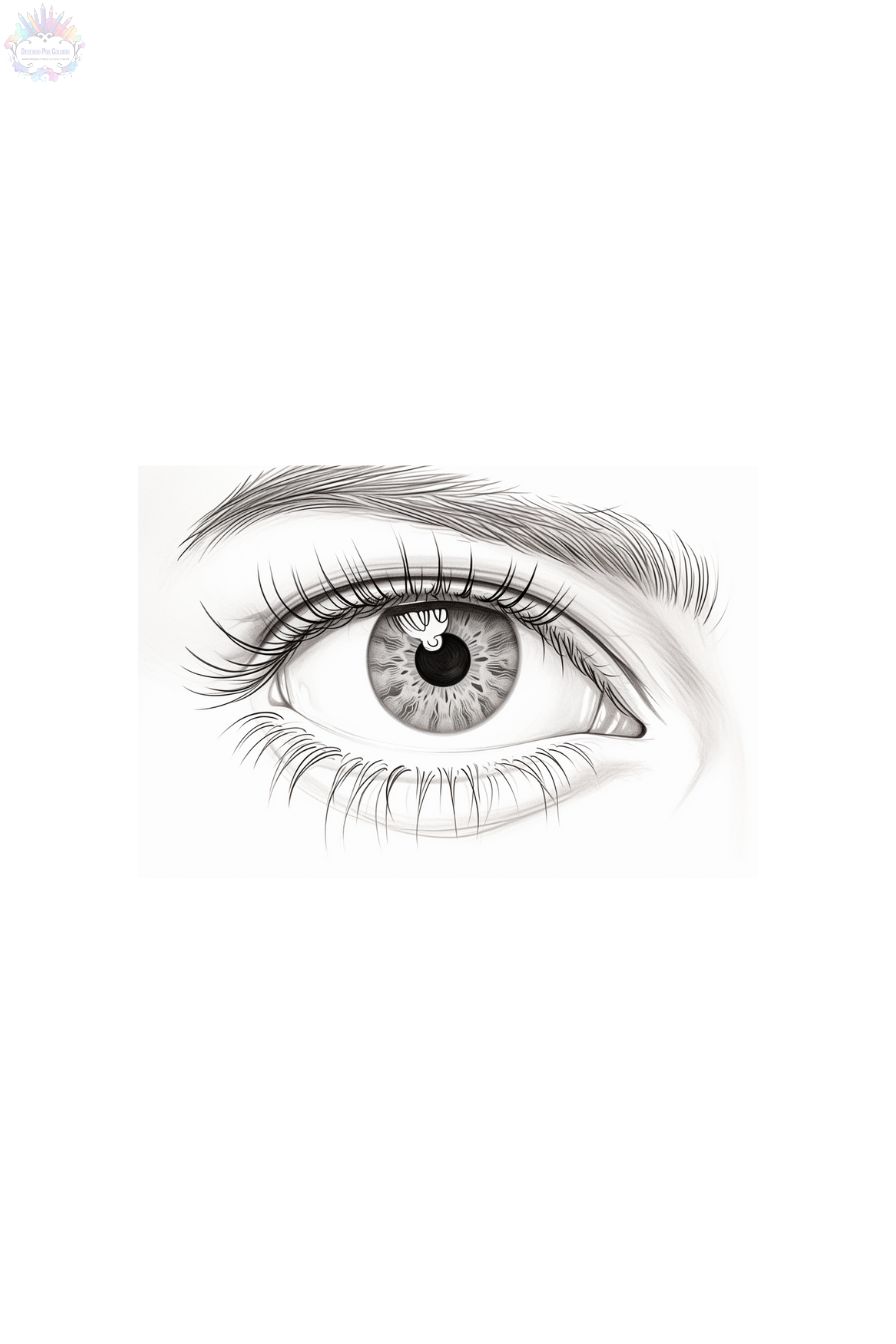 Eyes coloring pages