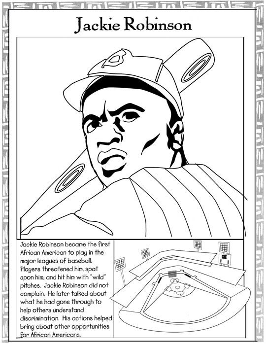 Jackie robinson bio for kids printable