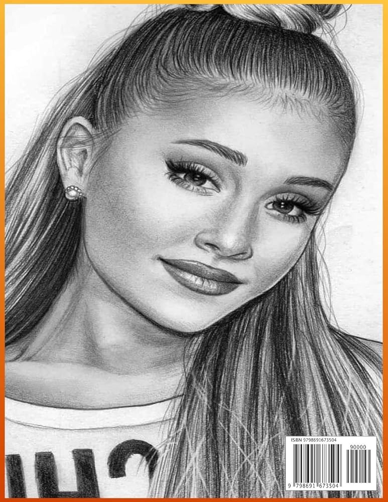 Ariana grande coloring book adults coloring books with high quality ariana grande images for teens adults kids boys girls pages by elrho elrho