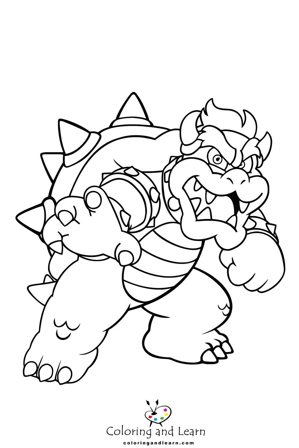 Bowser coloring pages
