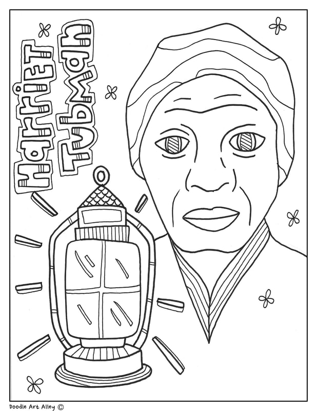 Harriet tubman coloring pages