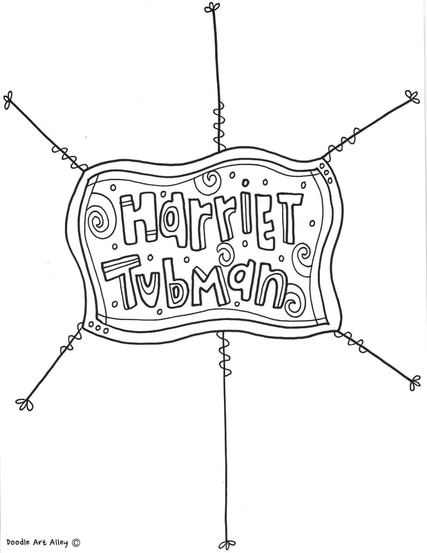 Harriet tubman coloring pages