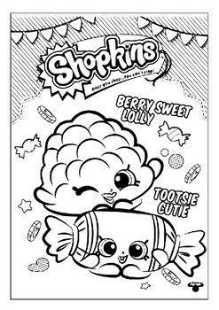 Printable shopkins coloring pages collection ignite imagination and joy