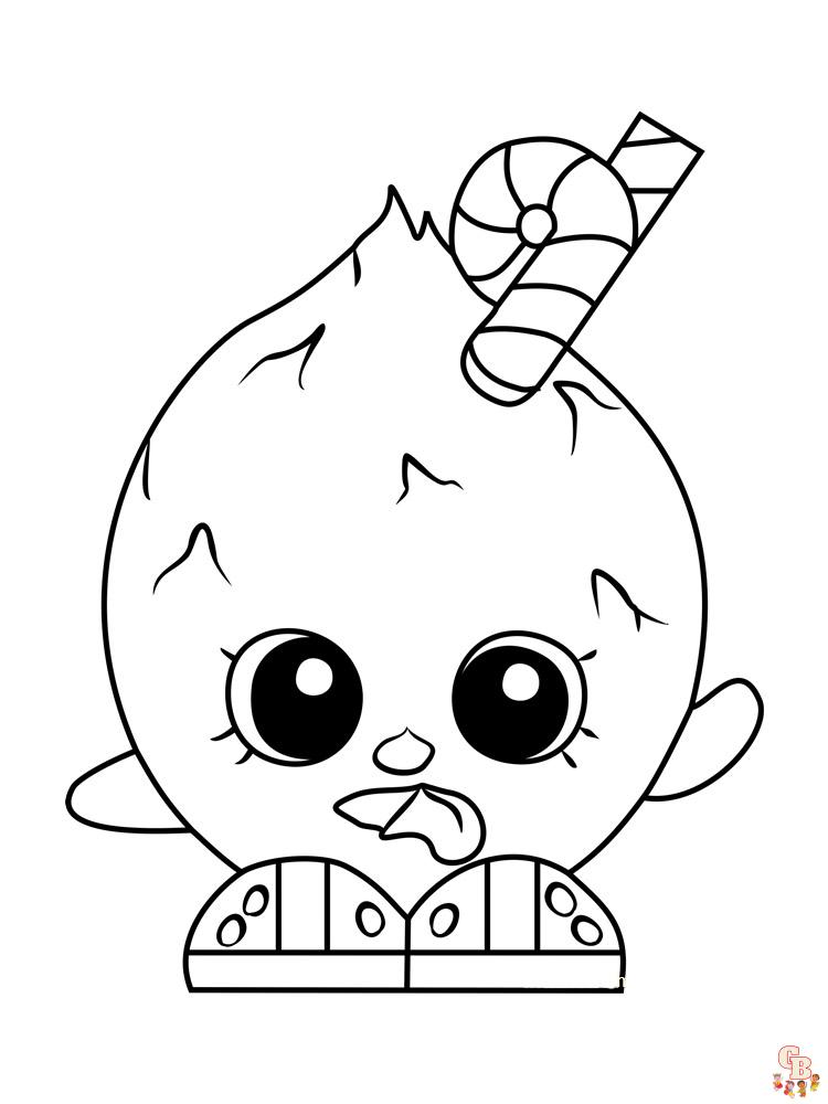 Shopkins coloring pages