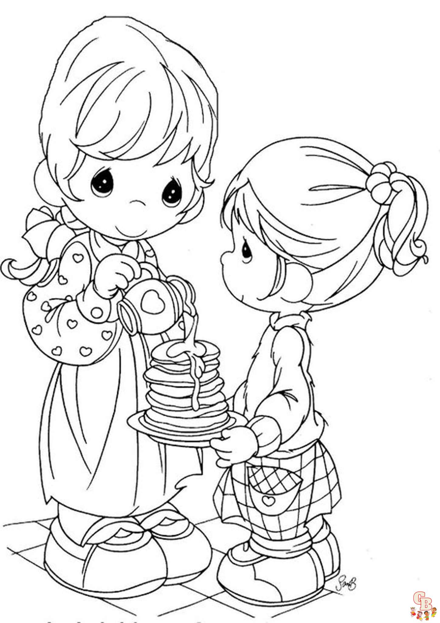 Discover the best precious moments coloring pages online