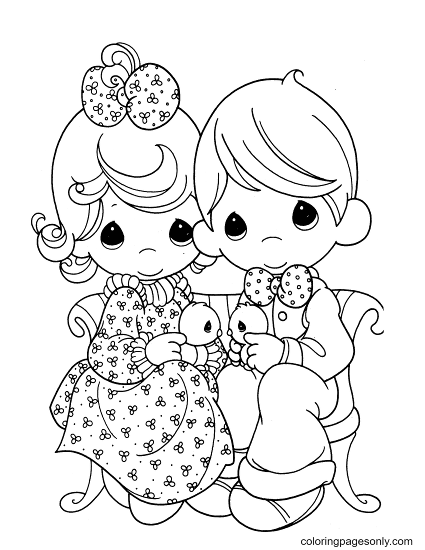 Precious moments coloring pages printable for free download