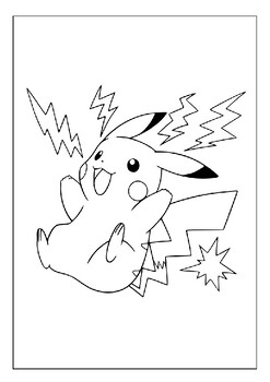 Printable pikachu coloring pages where artistry meets pokãmon magic