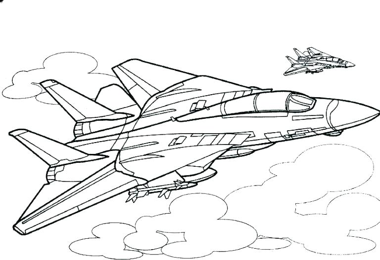 Coloring pages airplane coloring pages jets planes