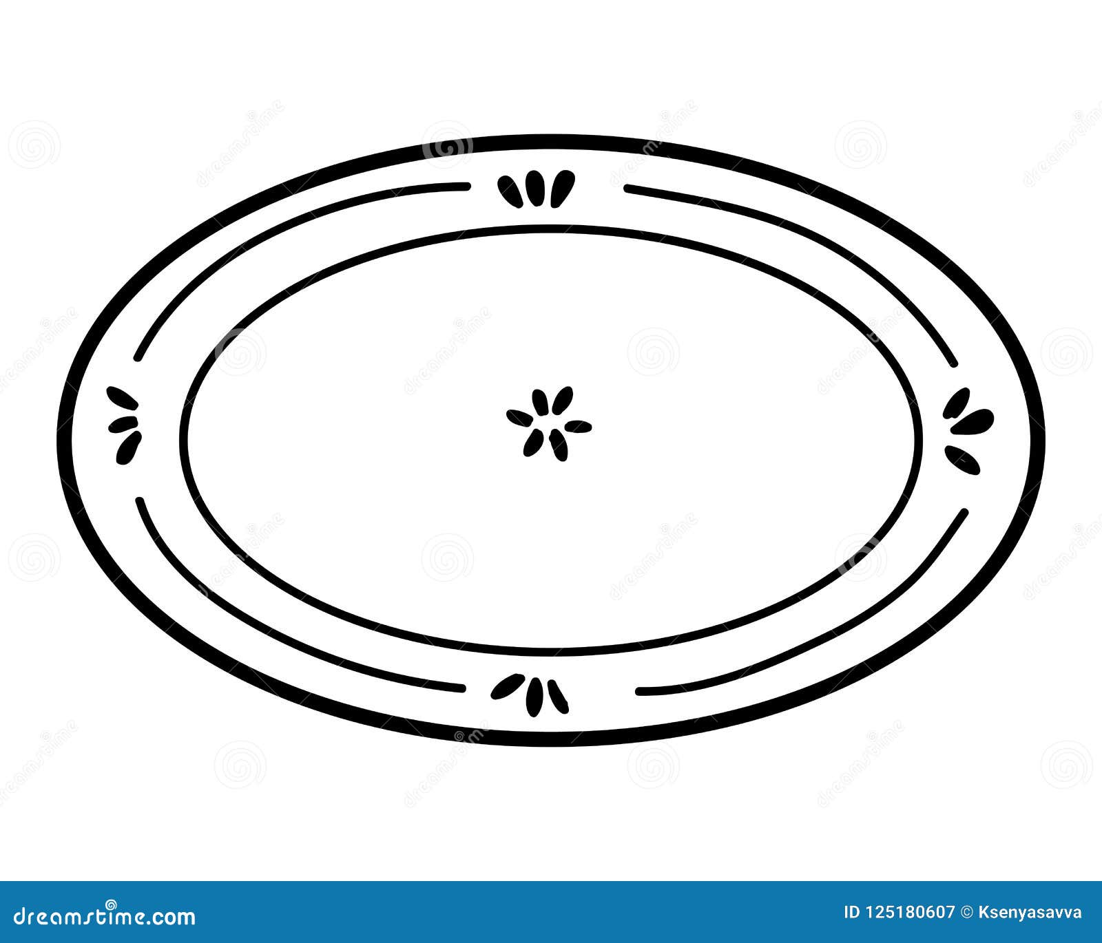 Empty plate coloring page stock illustrations â empty plate coloring page stock illustrations vectors clipart