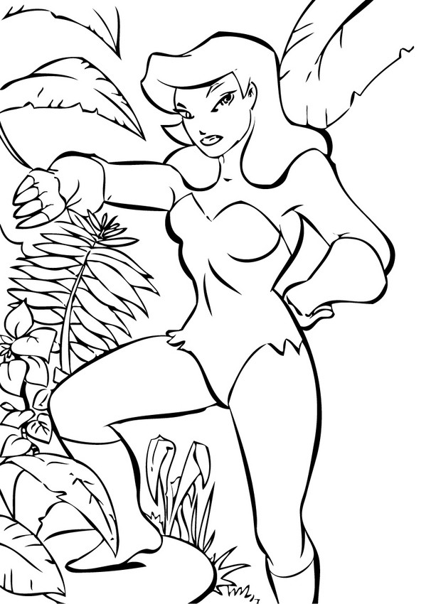 Poison ivy coloring pages