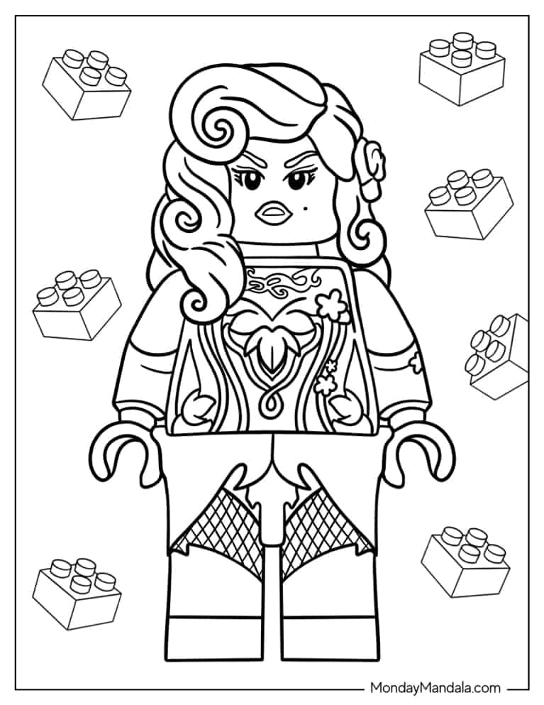 Lego batman coloring pages free pdf printables