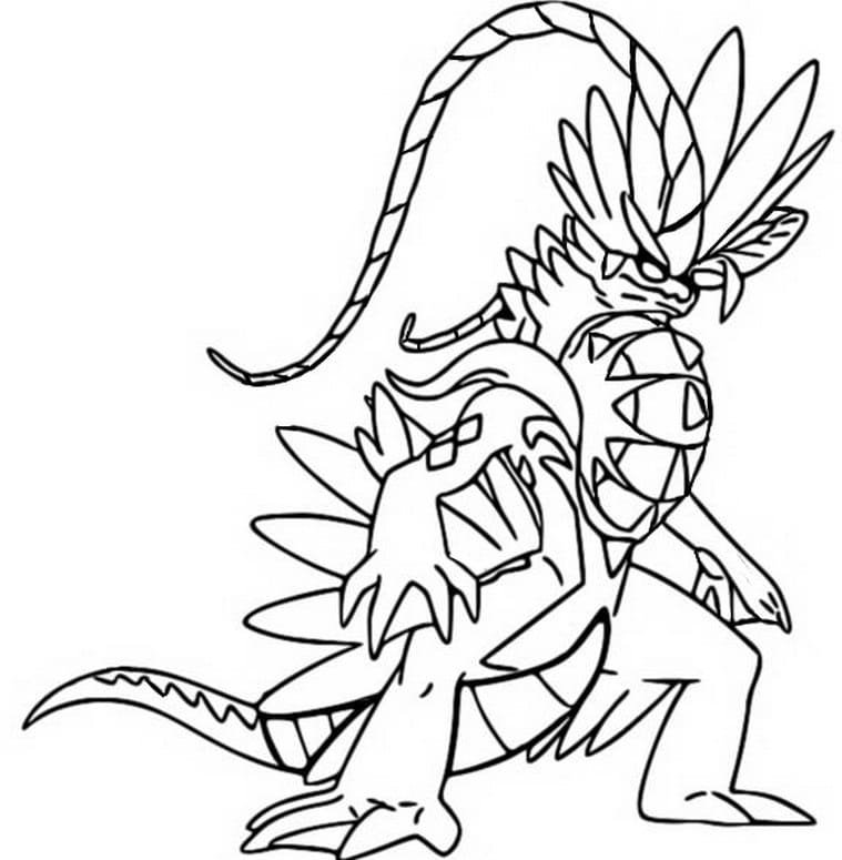 Legendary pokemon coloring pages