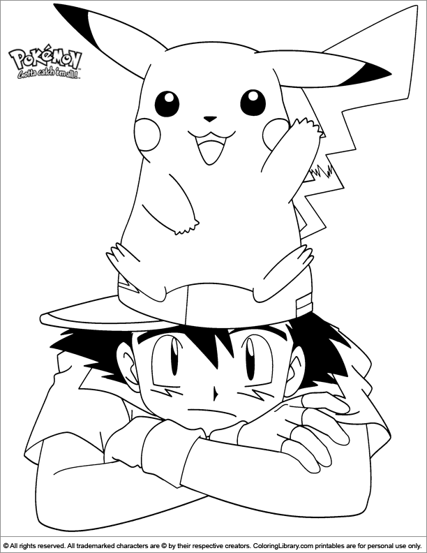 Online coloring page