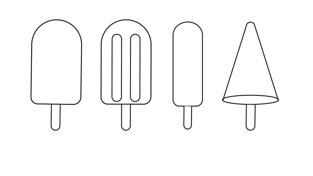 Ice cream colorg pages cone popsicle ice cream colorg pages popsicles ice cream template