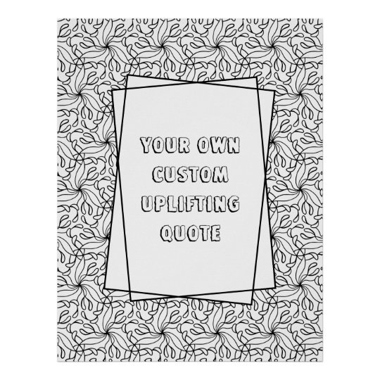 Create your motivational coloring poster suzy leelo