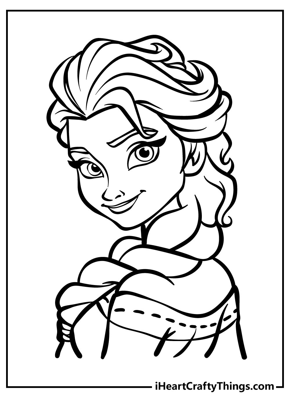 Elsa coloring pages free printables