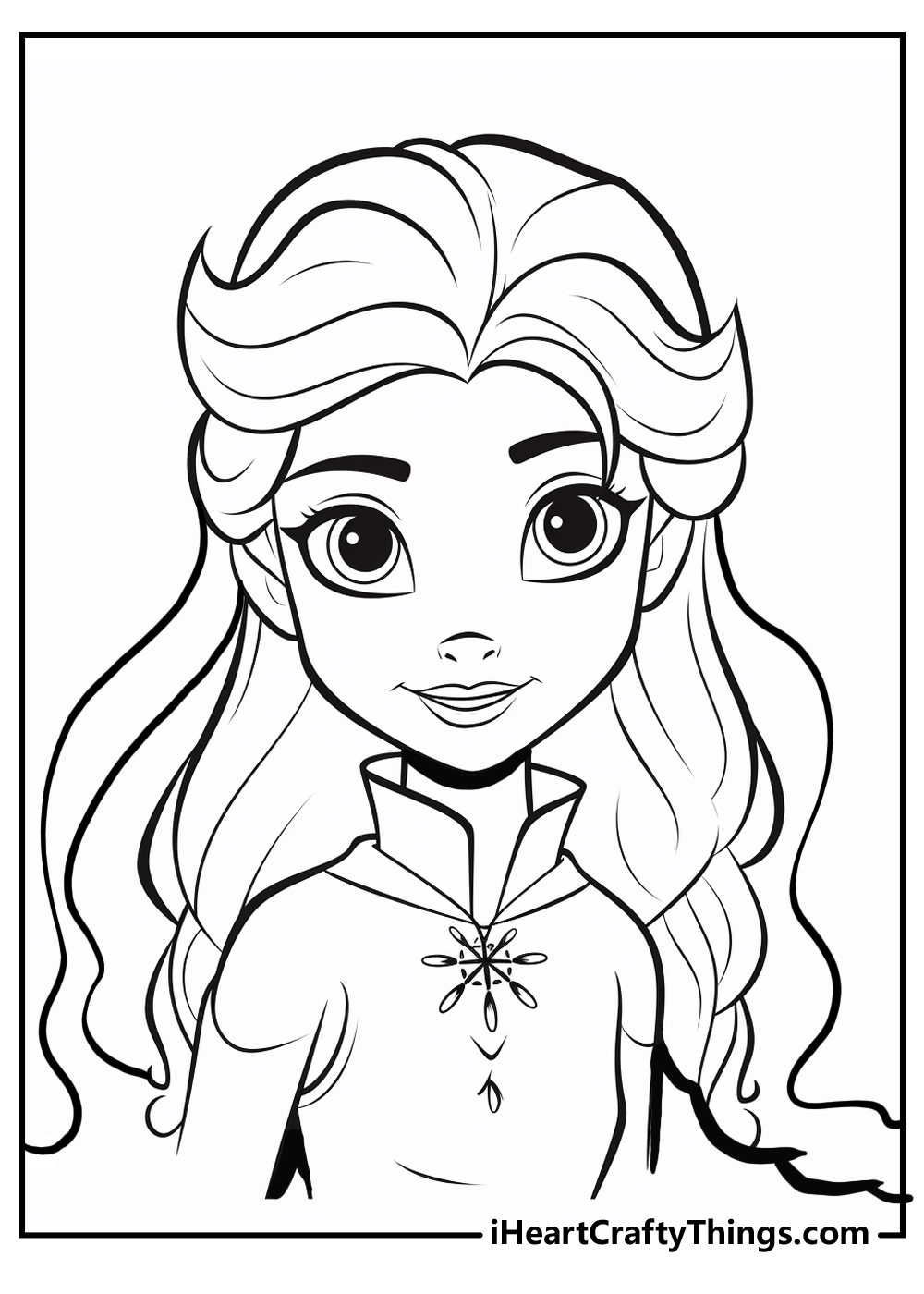 Elsa coloring pages free printables