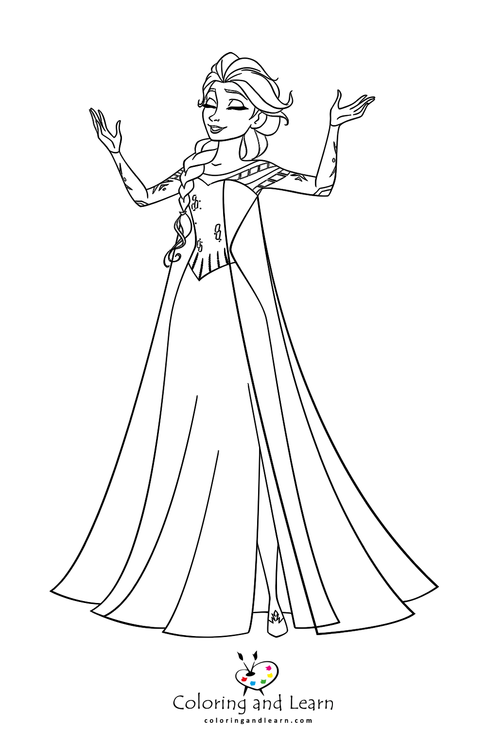 Elsa coloring pages