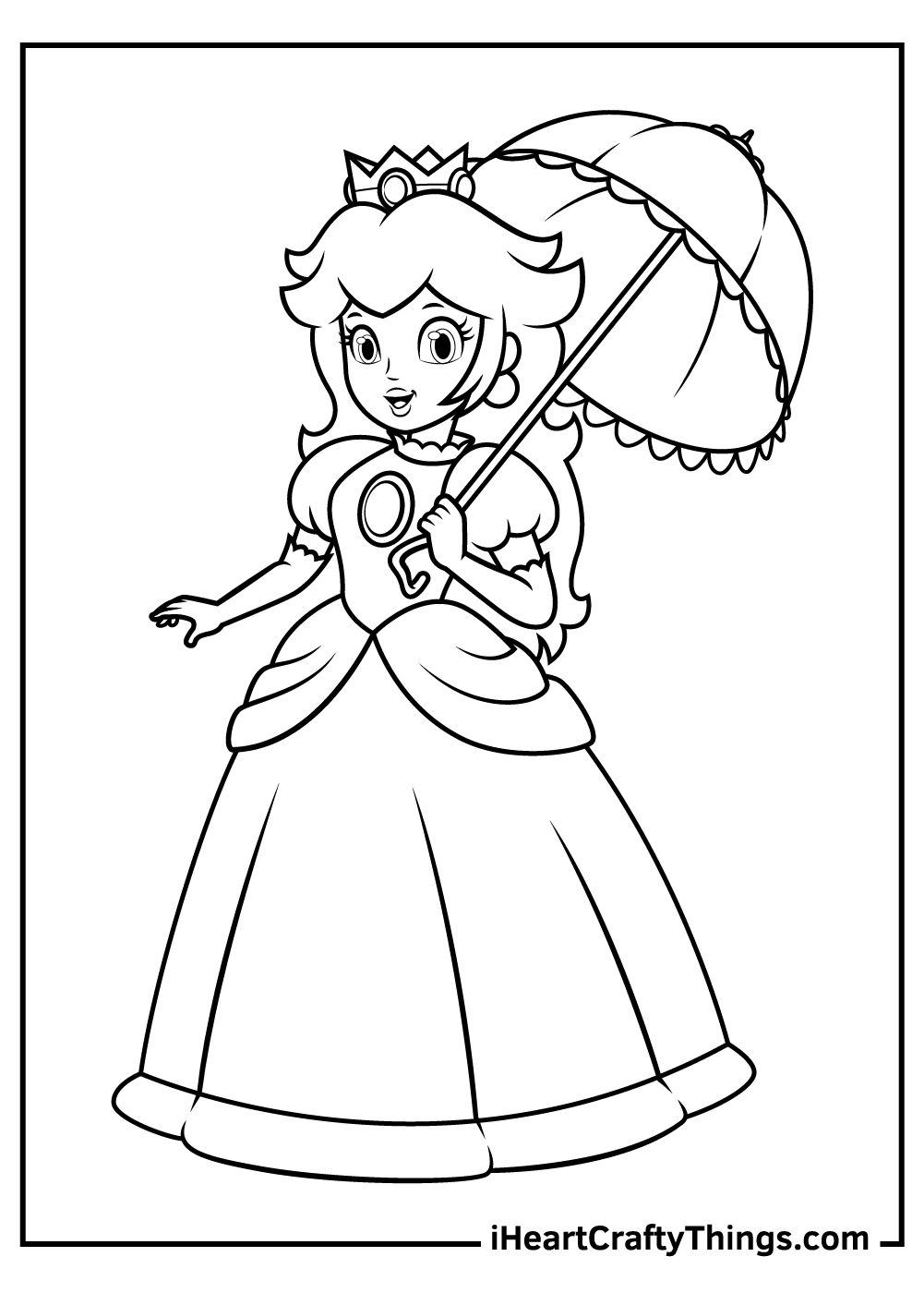 Princess peach coloring pages super mario coloring pages disney princess coloring pages princess coloring pages