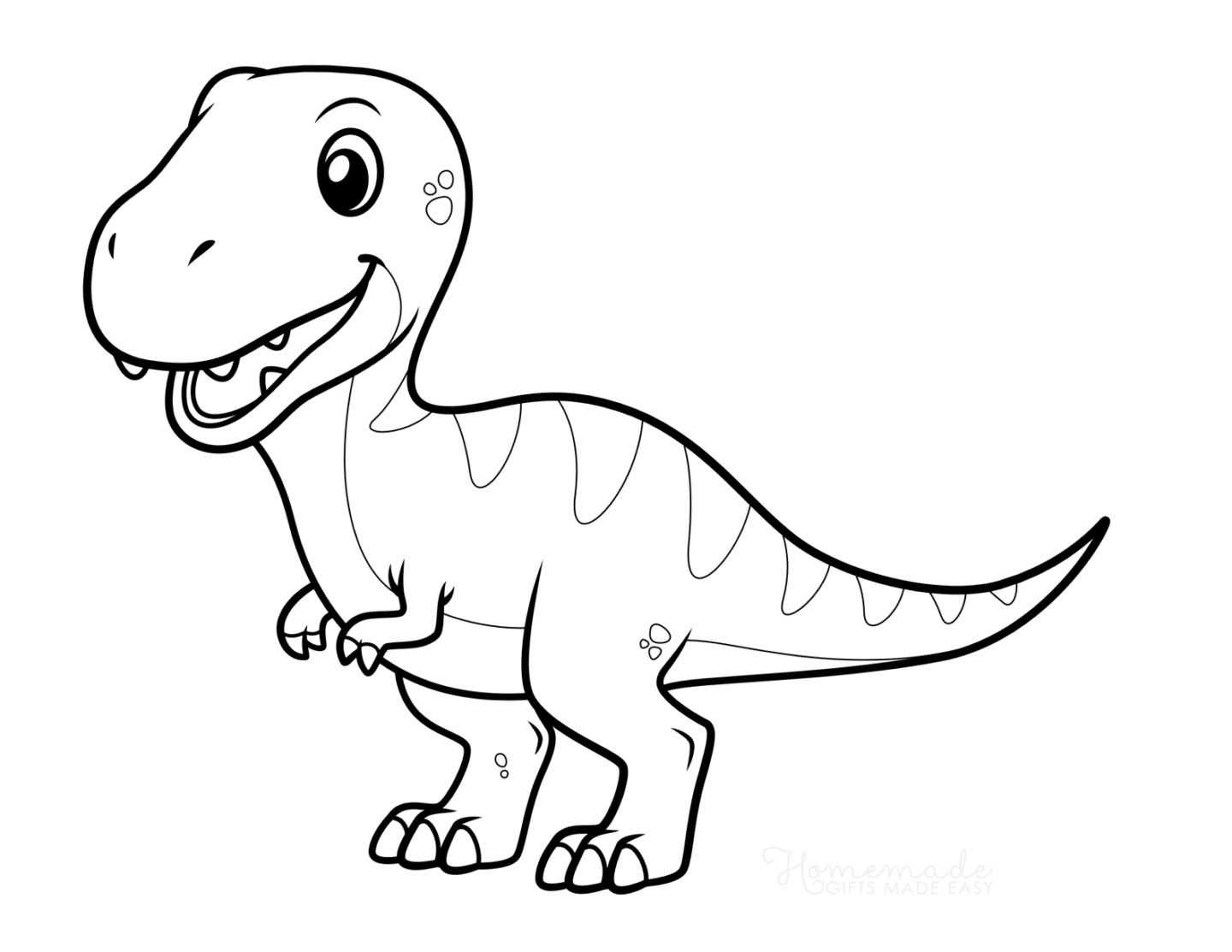 Free dinosaur coloring pages