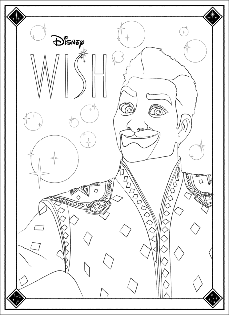 Wish printable disney coloring pages