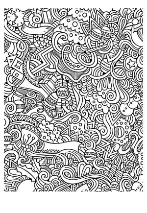 Free printable difficult coloring pages for adults and kids