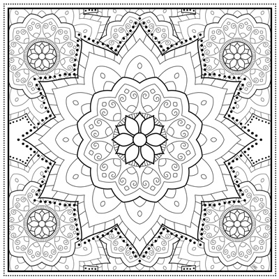 Hard coloring pages