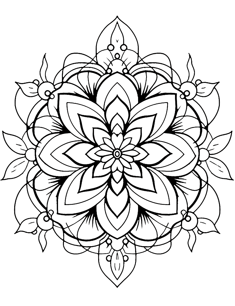 Mandala coloring pages free printable sheets