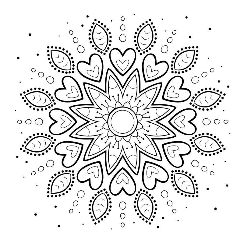 Free printable mandala coloring pages for adults