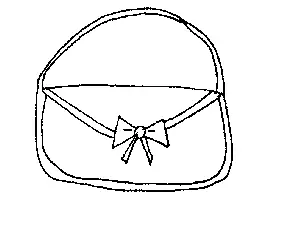 Fashion purse coloring page