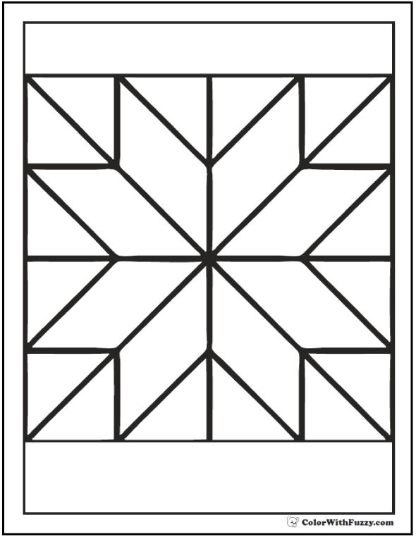 Pattern coloring pages â digital coloring pages for kids and adults pattern coloring pages geometric coloring pages barn quilt patterns