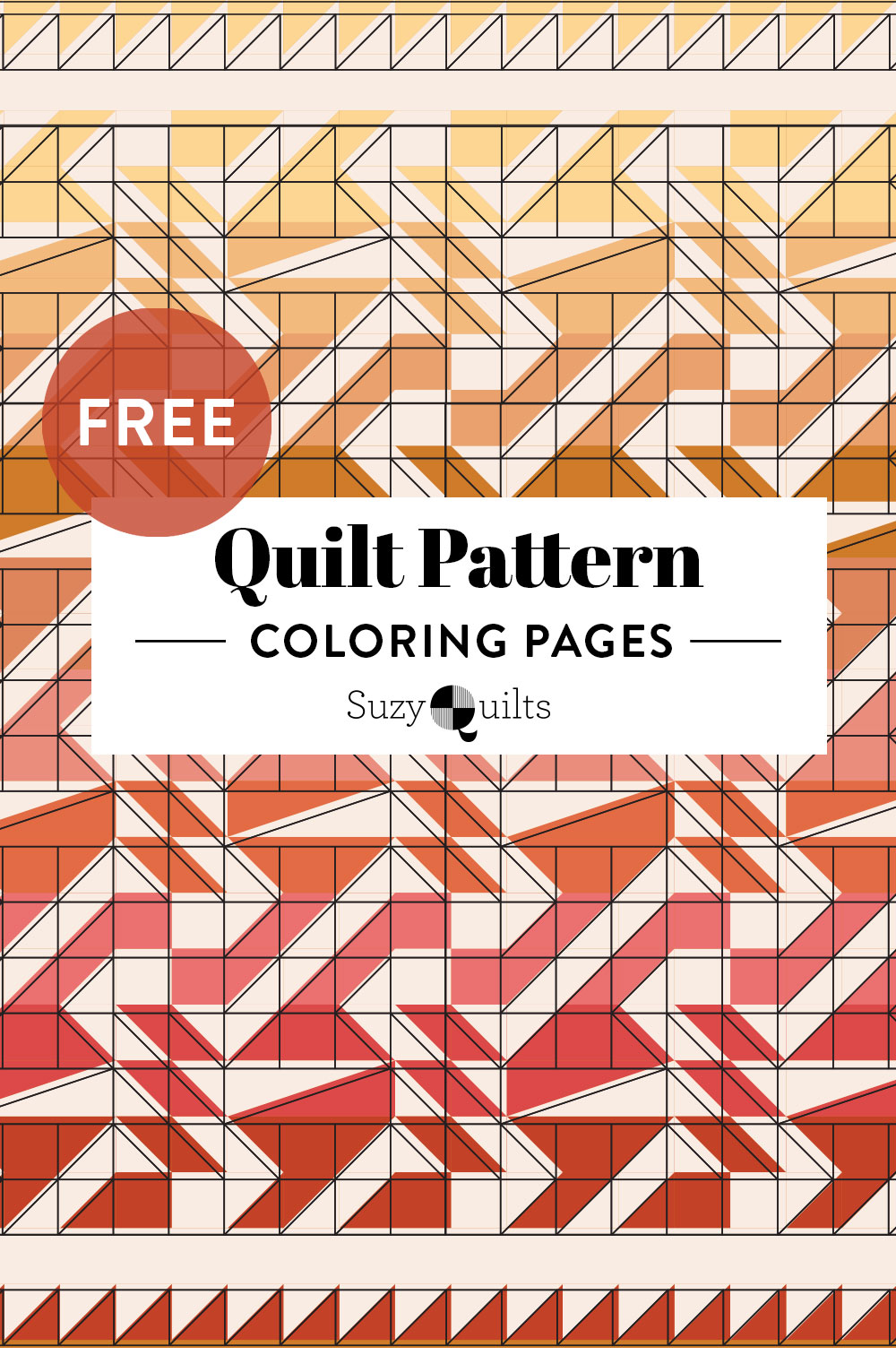 Free quilt pattern coloring pages print at home