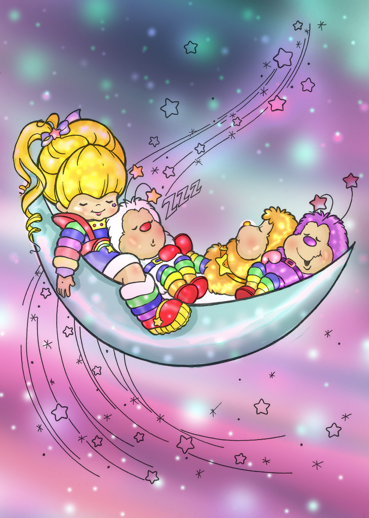 Rainbow brite coloring page by rainbow