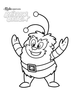 Rainbow brite free coloring pages