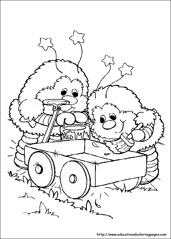 Rainbowbrite coloring pages