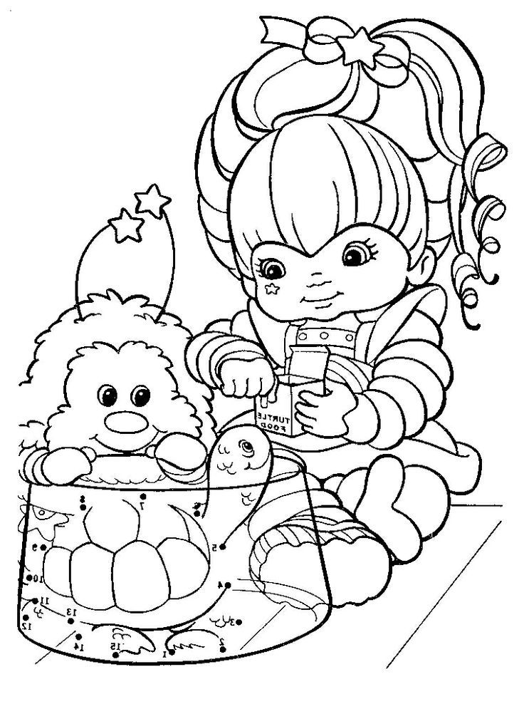 Rainbow bright coloring pages fish coloring page cute coloring pages detailed coloring pages