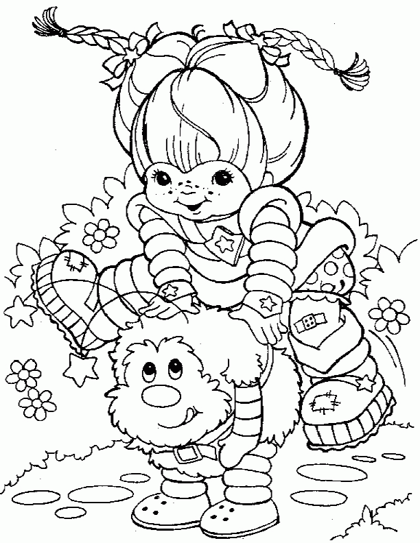 Rainbow brite colouring pages page cartoon coloring pages cute coloring pages coloring books