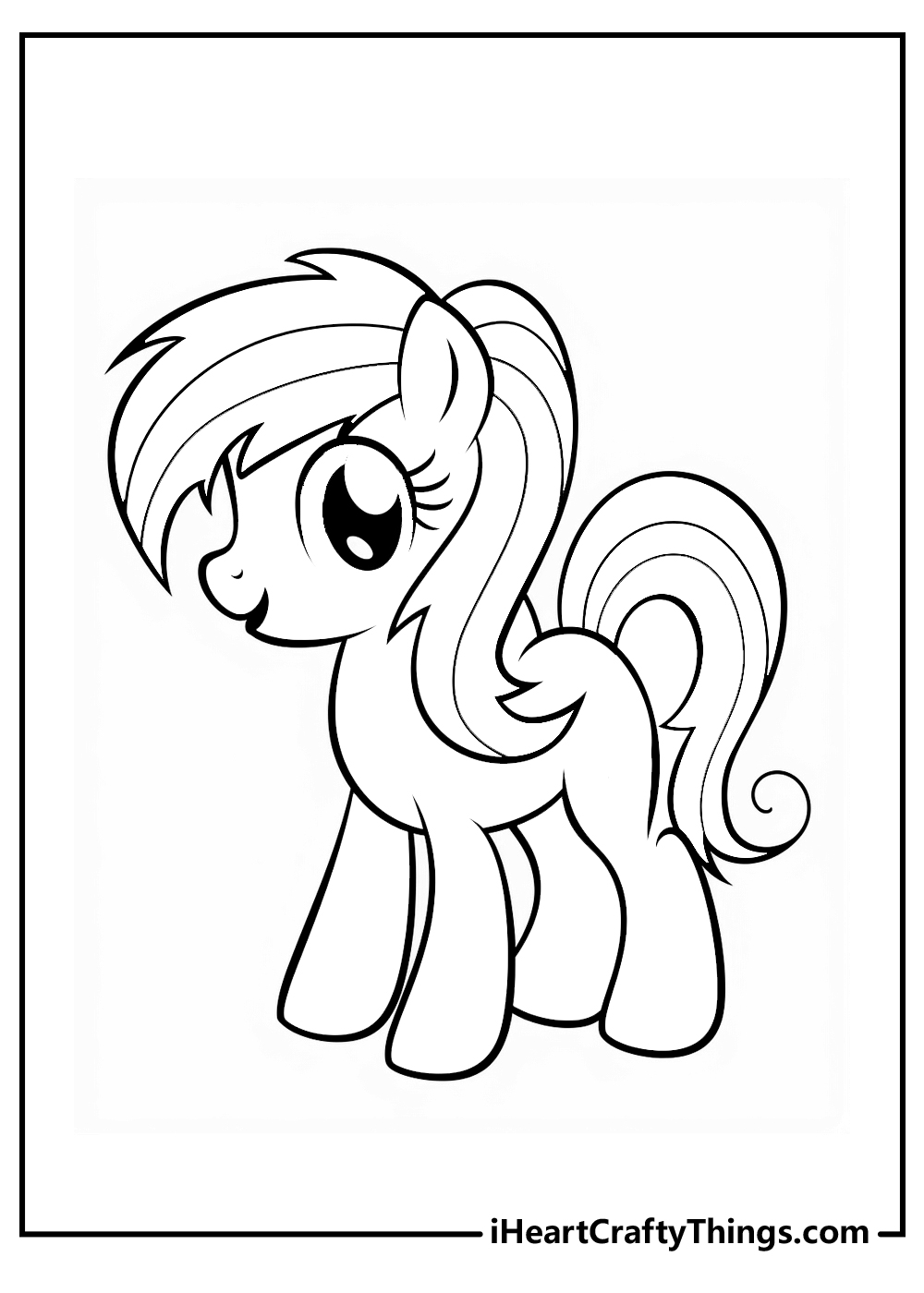 Rainbow dash coloring pages free printables