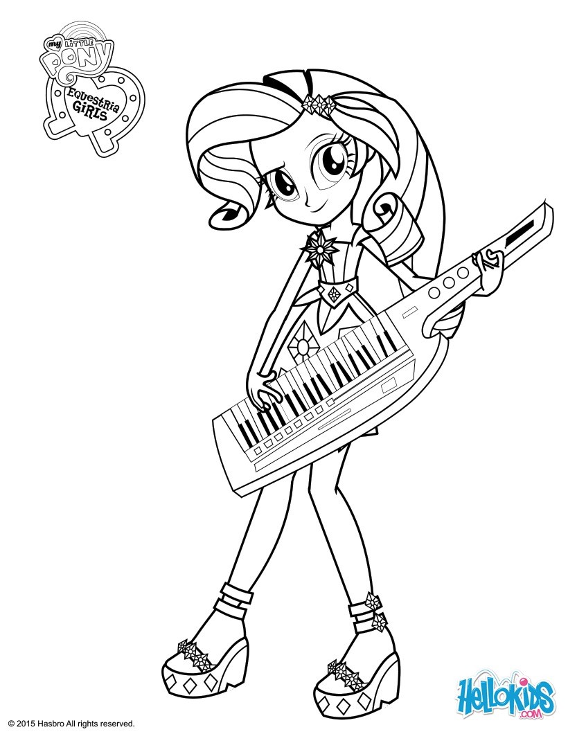 Rarity coloring pages