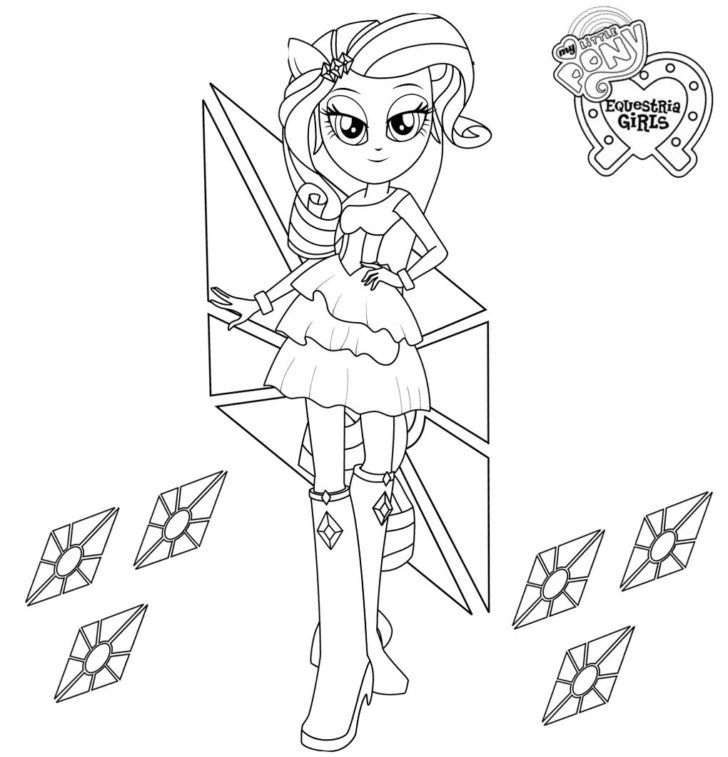 Rarity coloring pages