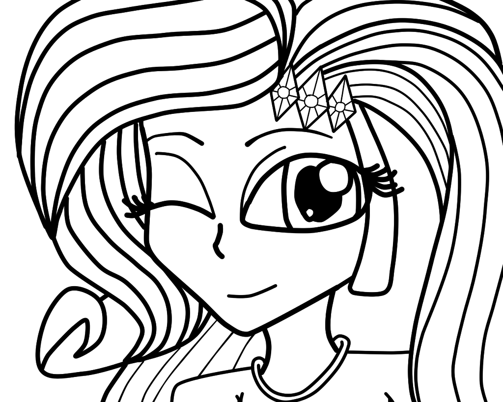 Rarity coloring pages