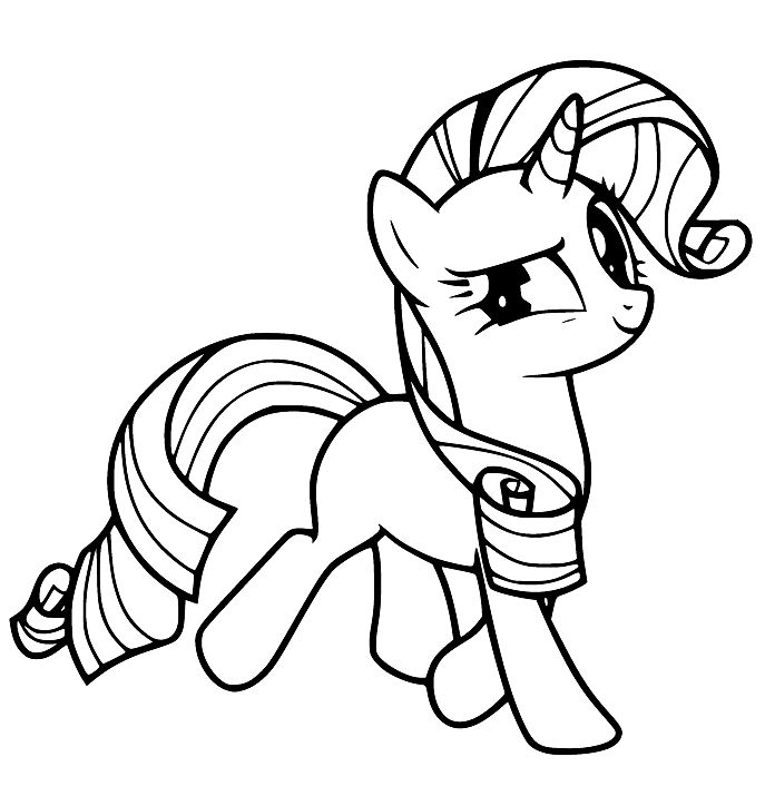 Rarity coloring pages