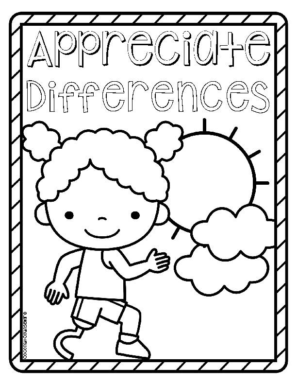 Respect coloring pages