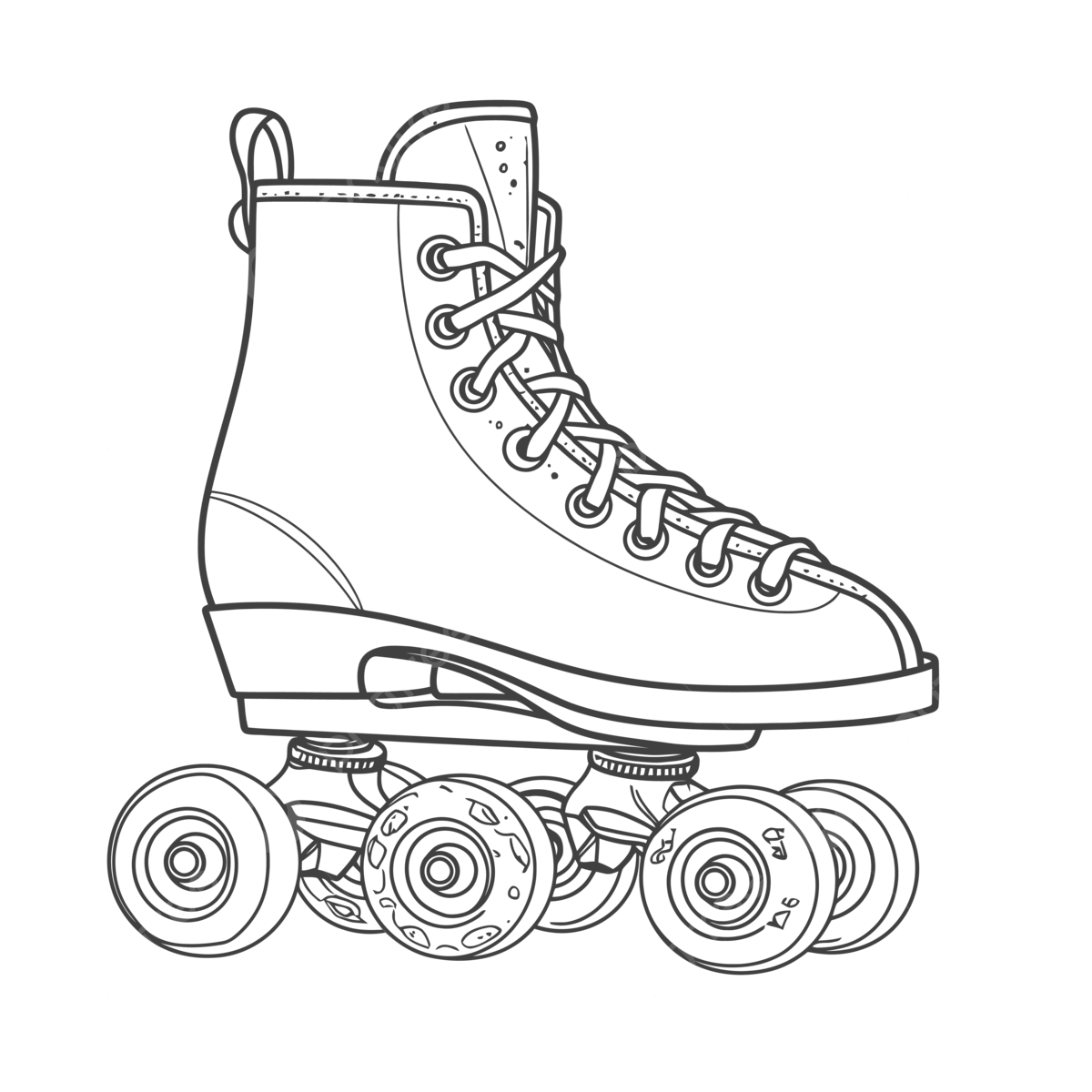 Roller skate outline png transparent images free download vector files