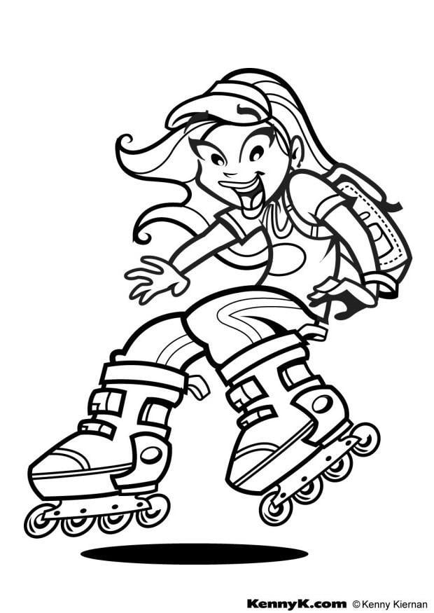 Coloring page roller