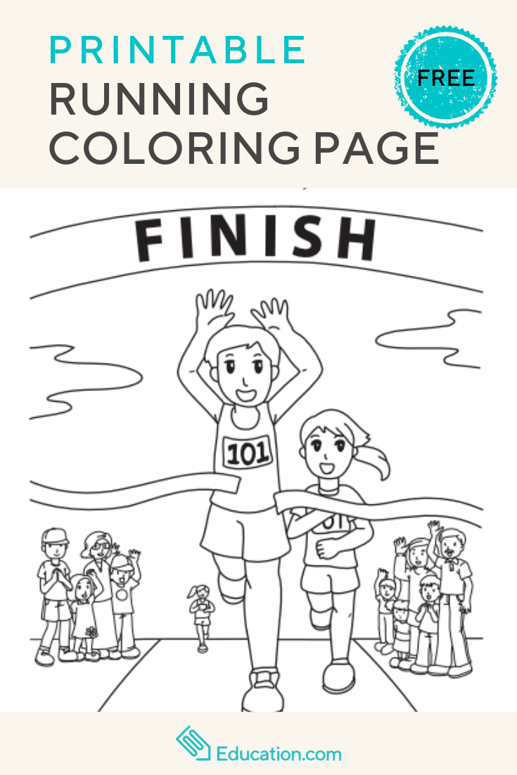 Running worksheet education sports day colouring cool coloring pages coloring pages